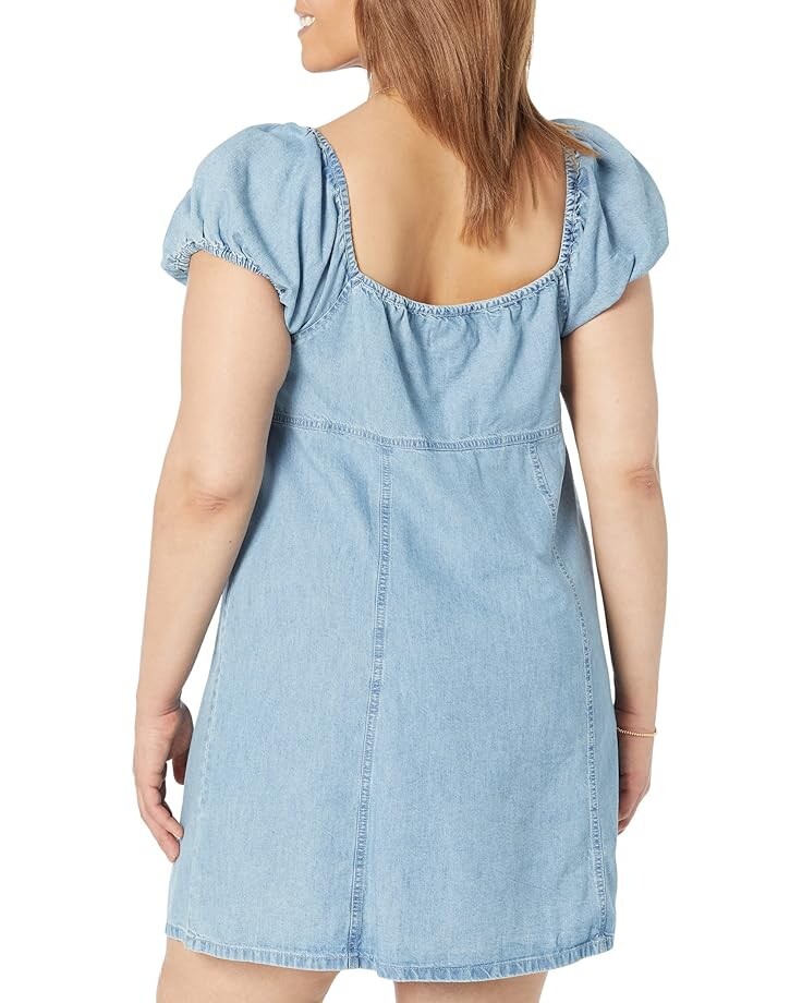 

Платье Madewell Blake Cap Sleeve Button-Down Retro Mini Dress, цвет Bevy Wash