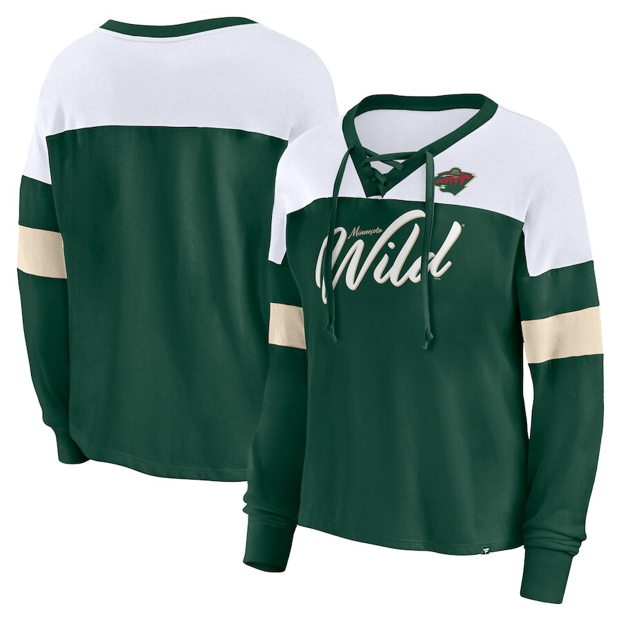 

Футболка с длинным рукавом Fanatics Branded Minnesota Wild, зеленый