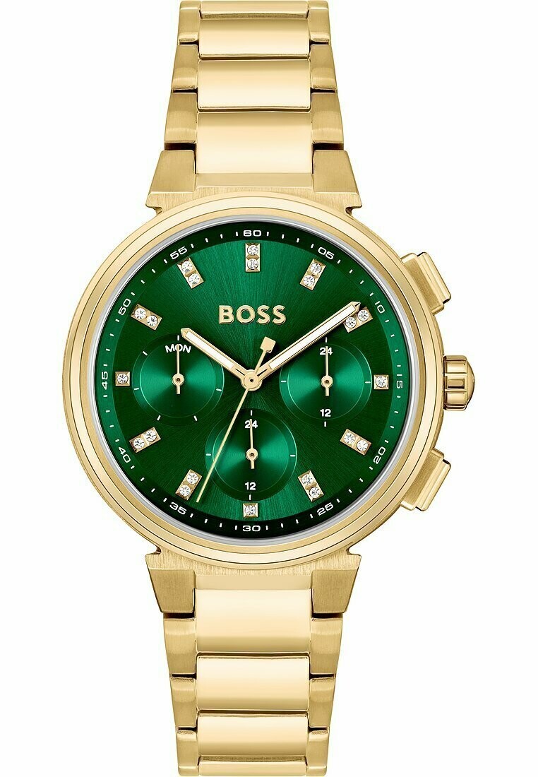

Часы с хронографом BOSS, золотой