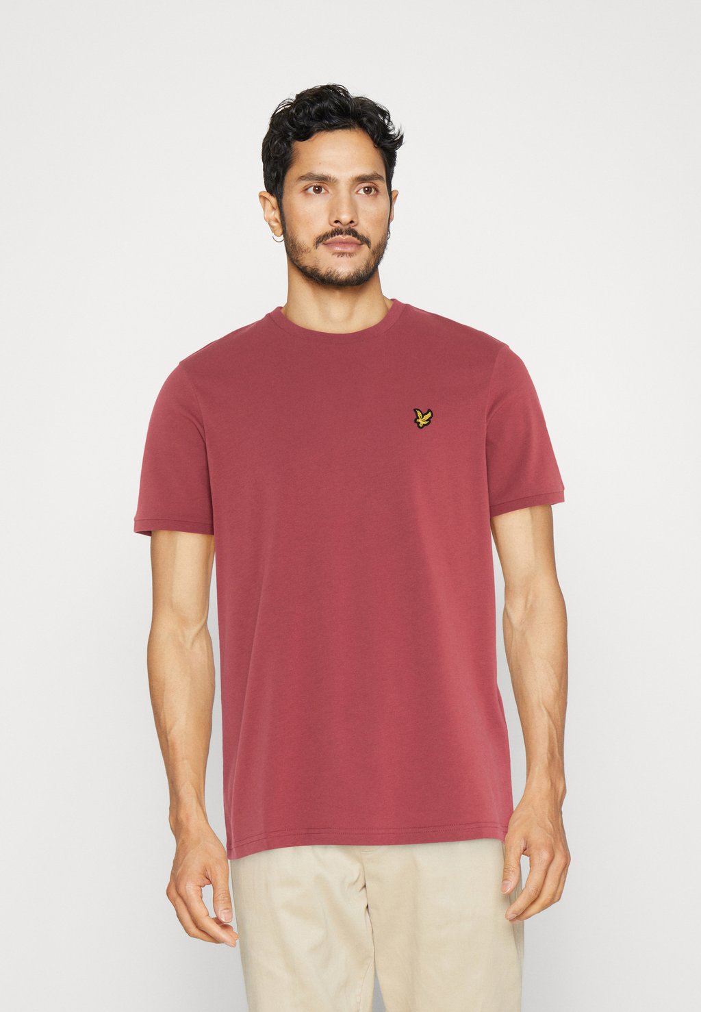 

Футболка с принтом Lyle & Scott, бордовый, Красный