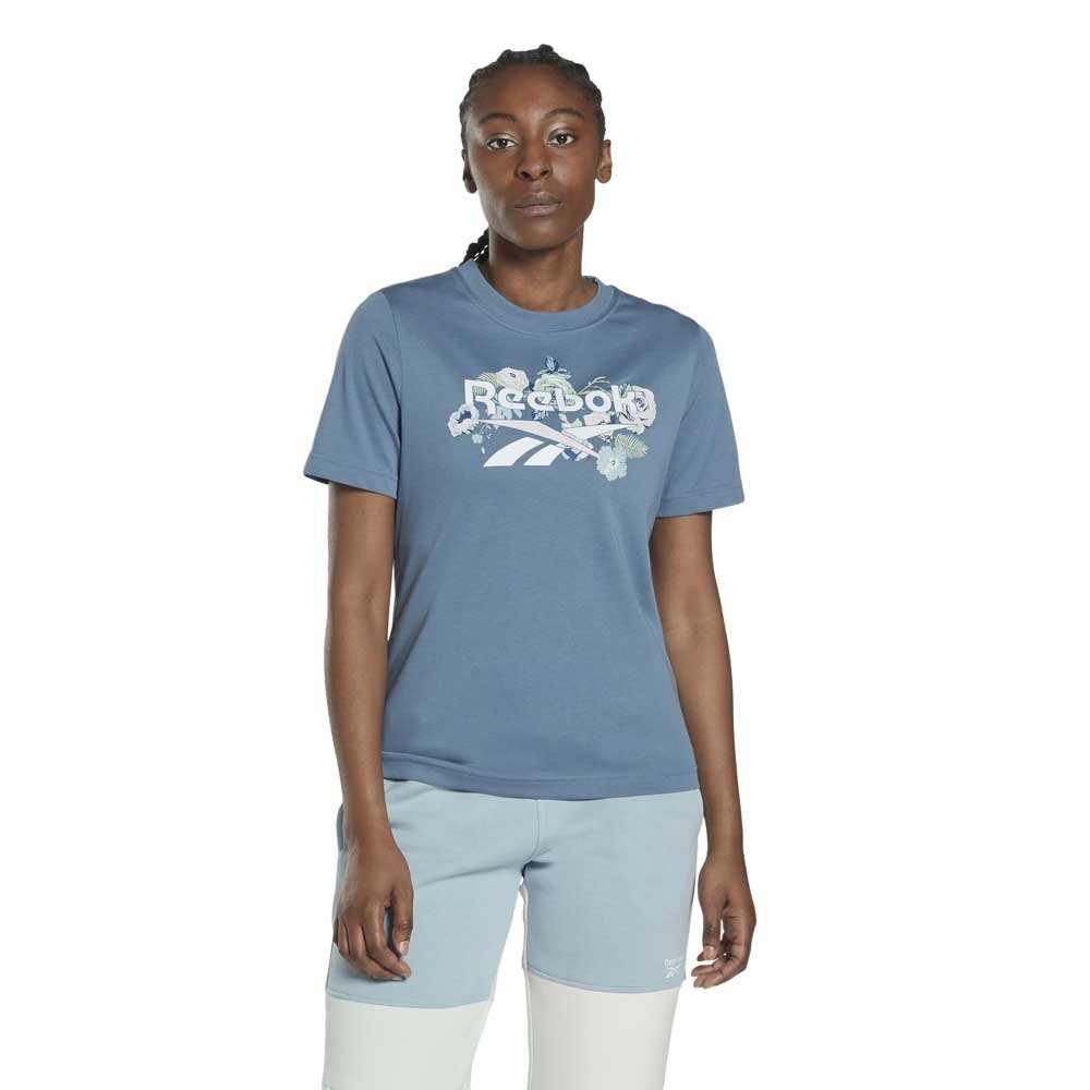 

Футболка Reebok Ri Floral, синий