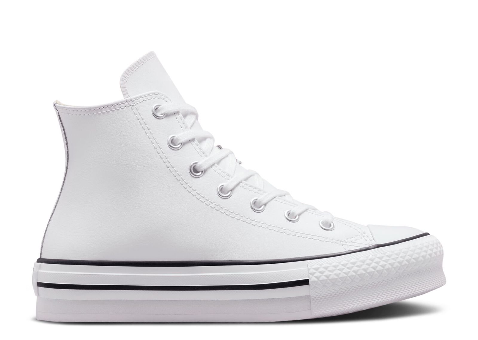 

Кроссовки Converse Chuck Taylor All Star Lift Platform Leather High Gs 'White Natural Ivory', белый