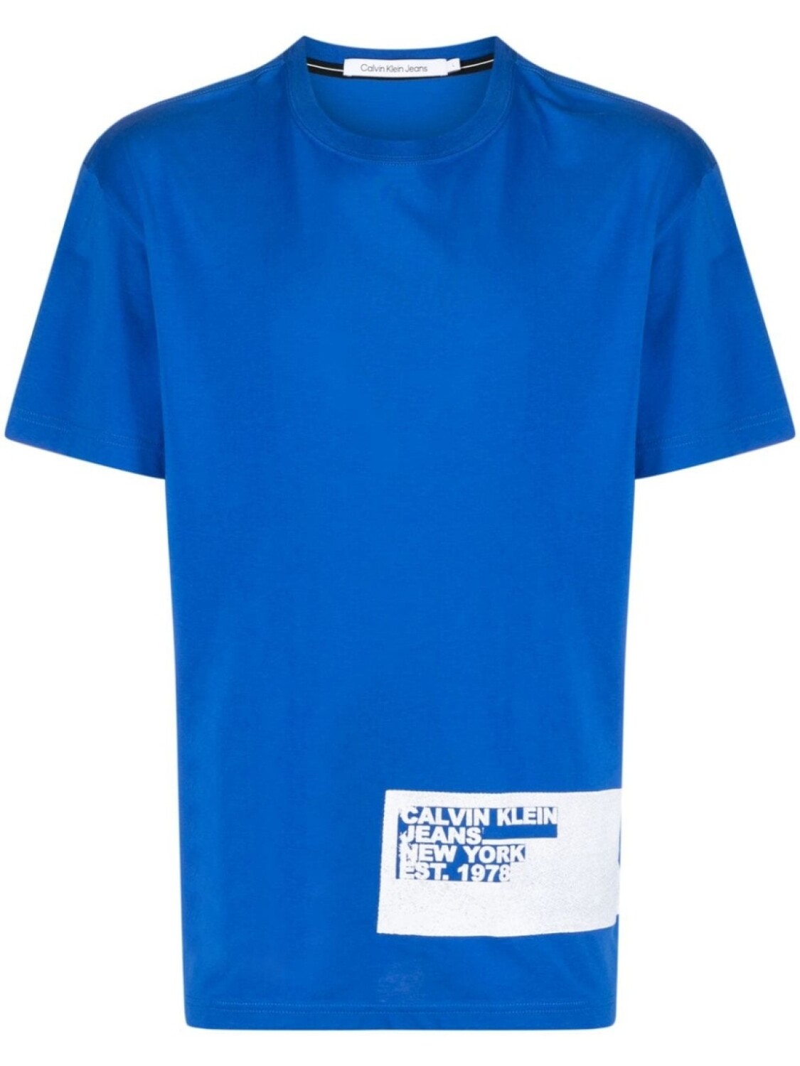 

Calvin Klein футболка Stencil Blocking с логотипом, синий