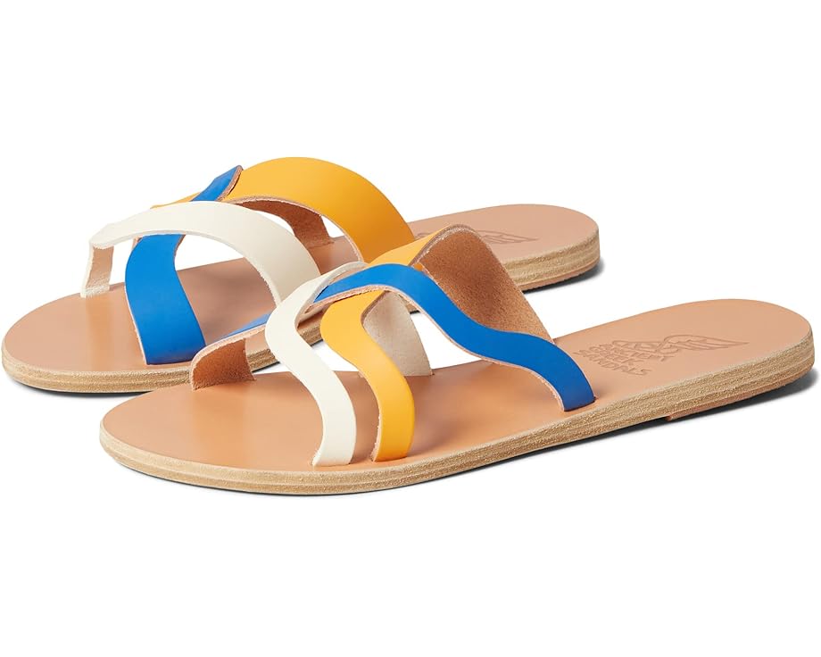 Сандалии Ancient Greek Sandals Sparti, цвет Blue/Off-White/Yellow Mix