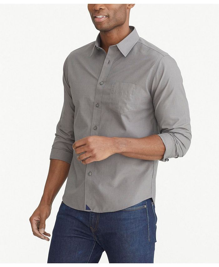 Мужская рубашка стандартного кроя UNTUCK it Sangiovese на пуговицах без морщин UNTUCKit, серый