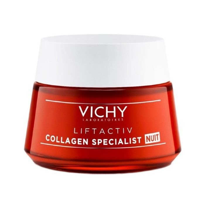 Ночной крем Liftactiv Collagen Specialist Crema Antiarrugas de Noche Vichy, 50 ml elemis pro collagen overnight matrix ночной крем для лица против морщин 50 мл