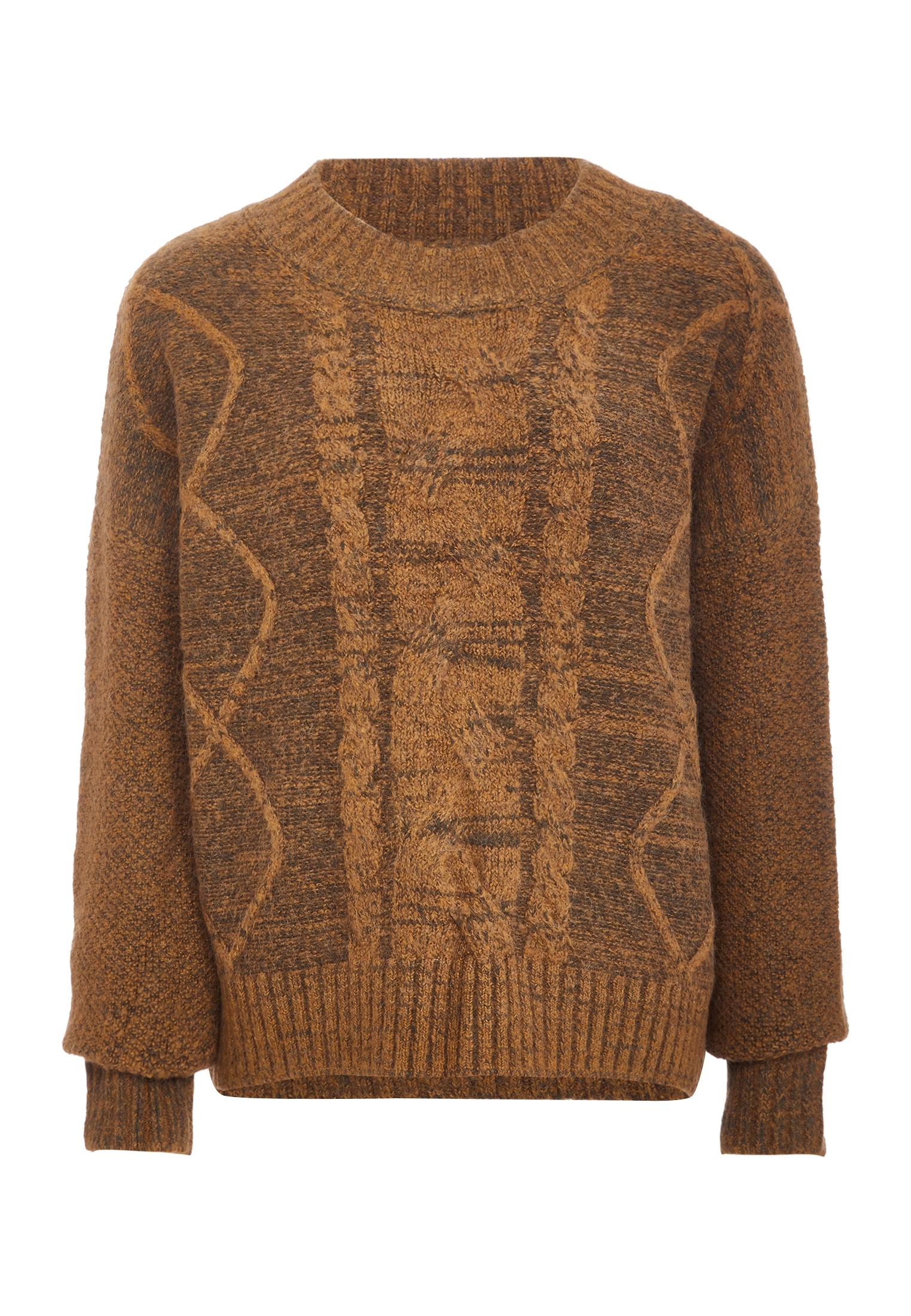 Свитер Tanuna Strick, коричневый свитер tanuna strick цвет senf