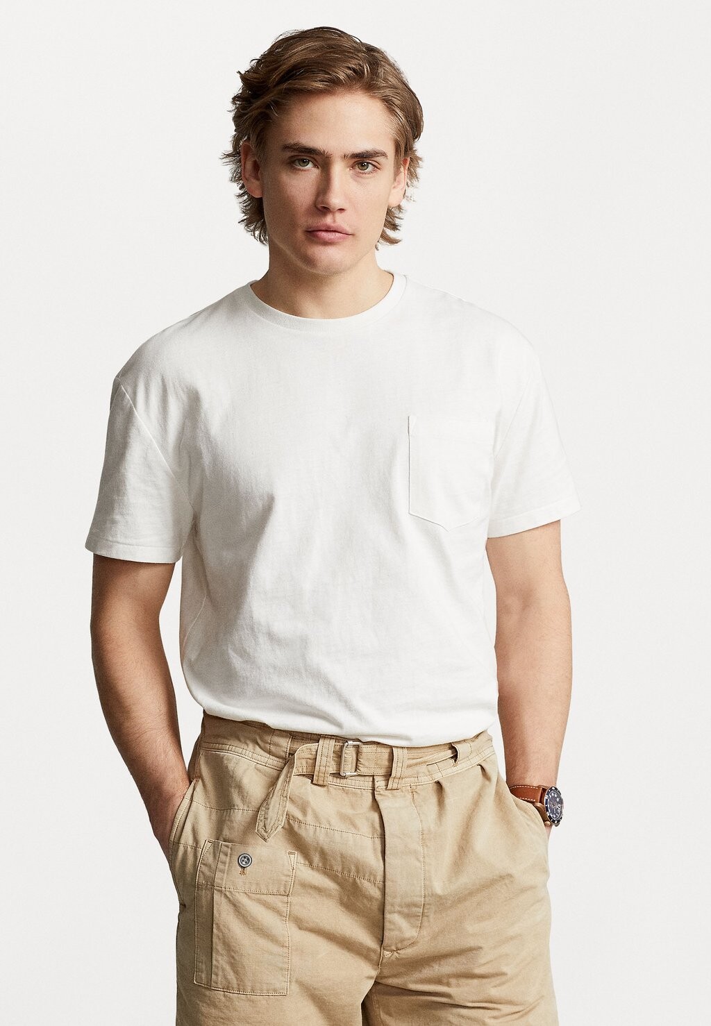 

Базовая футболка КОРОТКИЙ РУКАВ Polo Ralph Lauren, белый