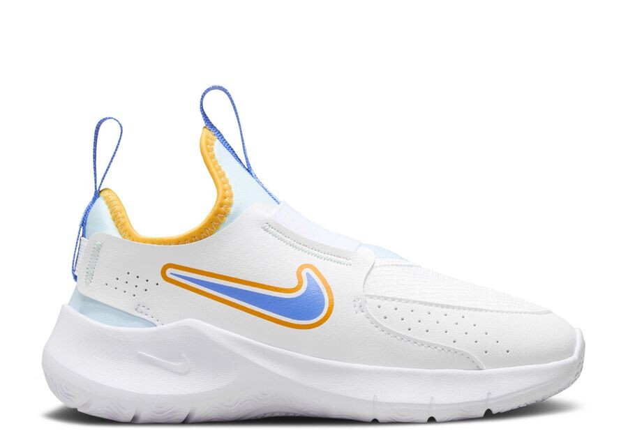 

Кроссовки Nike Flex Runner 3 PS, цвет White Sundial Yellow University Blue