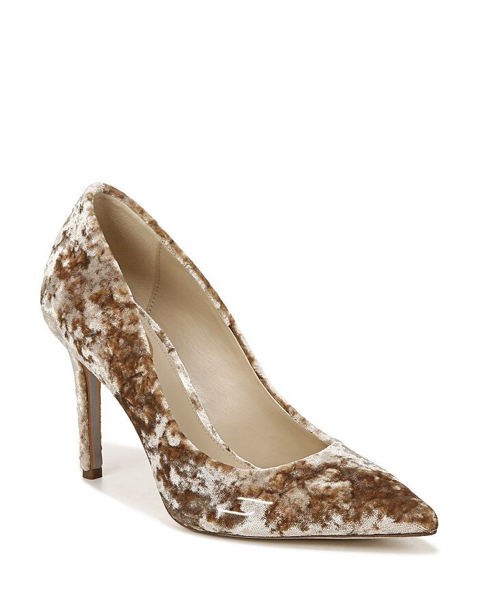 

Женские туфли-лодочки орехового цвета с острым носком Sam Edelman