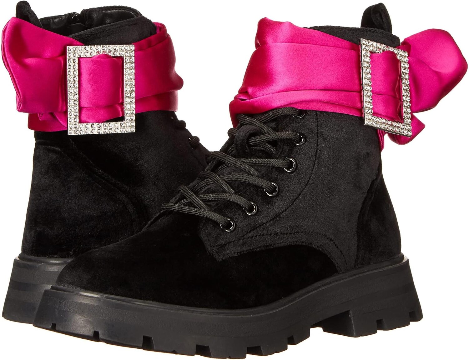

Ботинки Blue by Betsey Johnson Dozer, цвет Black/Fuchsia
