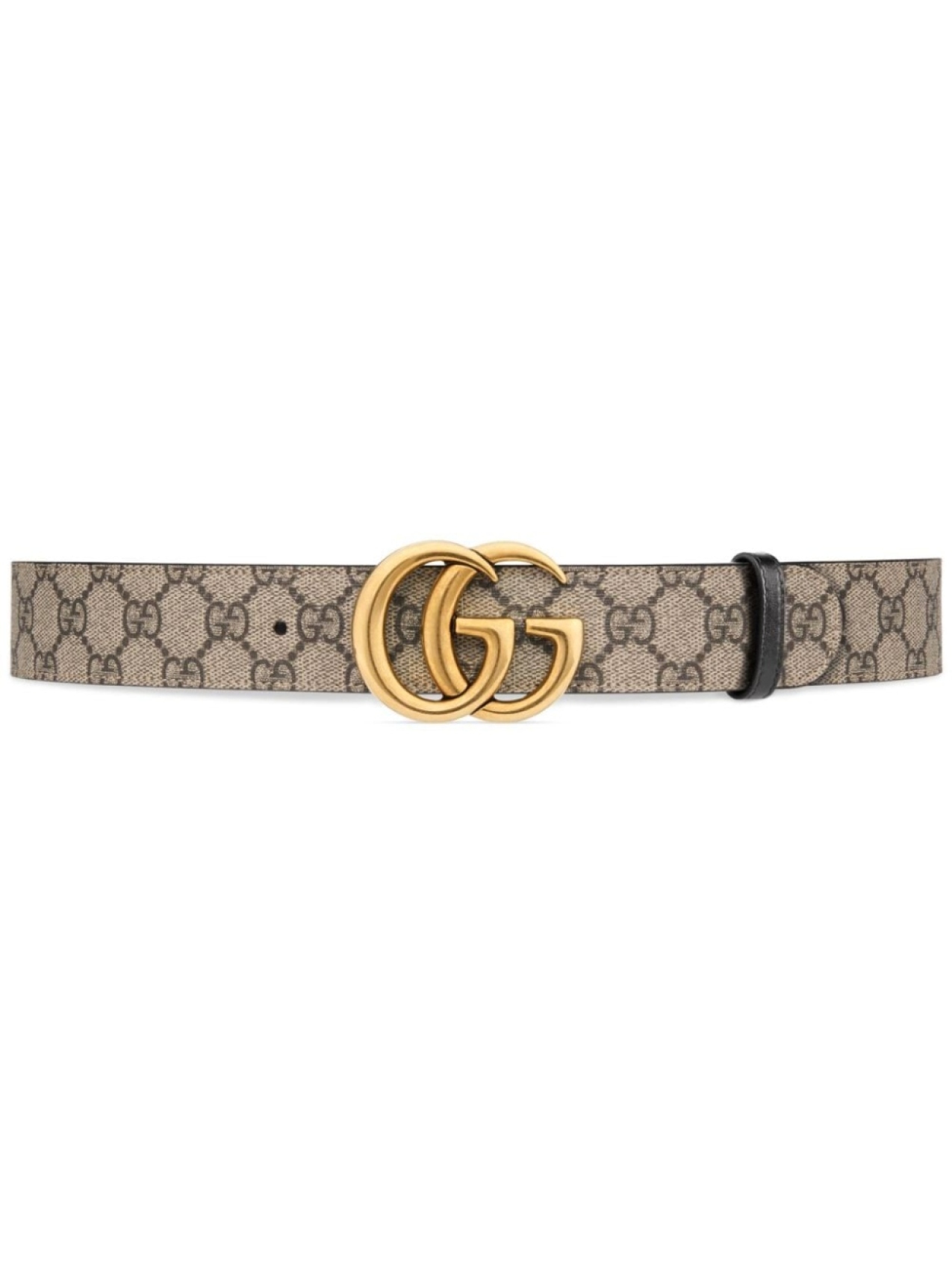 

Gucci двусторонний ремень GG Marmont, нейтральный цвет