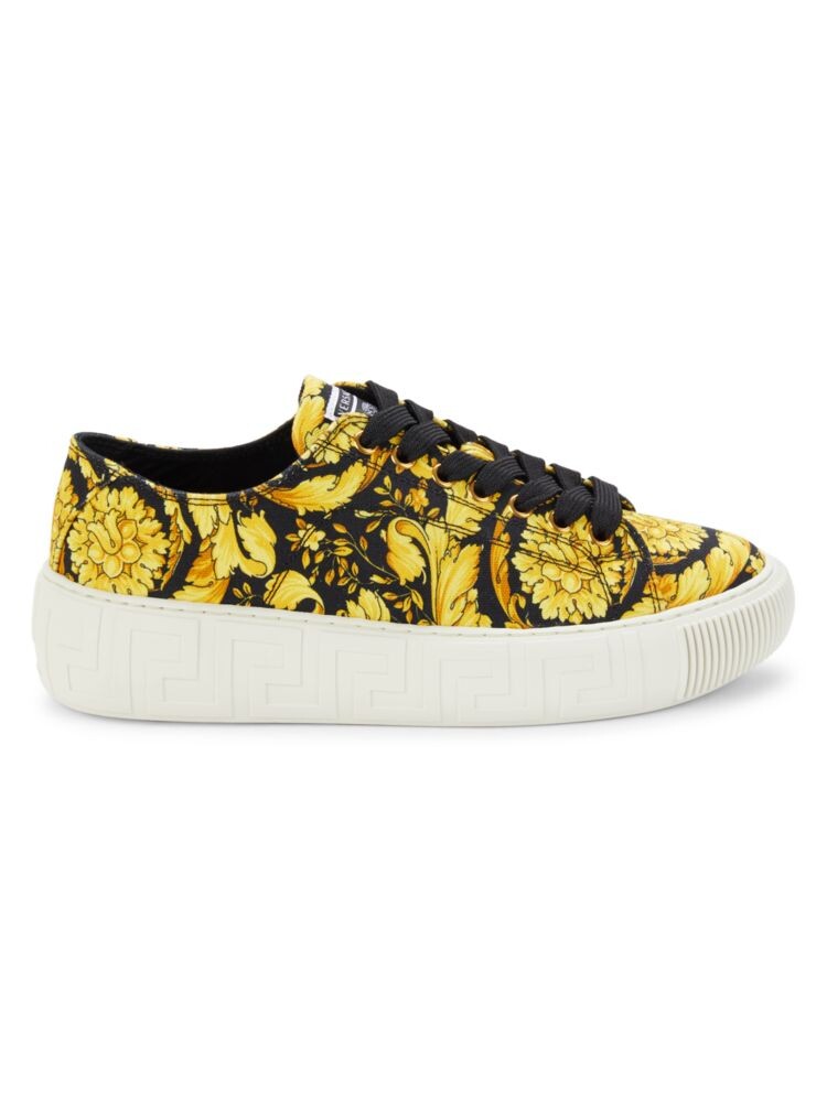 

Кроссовки на платформе Barroco Versace, желтый