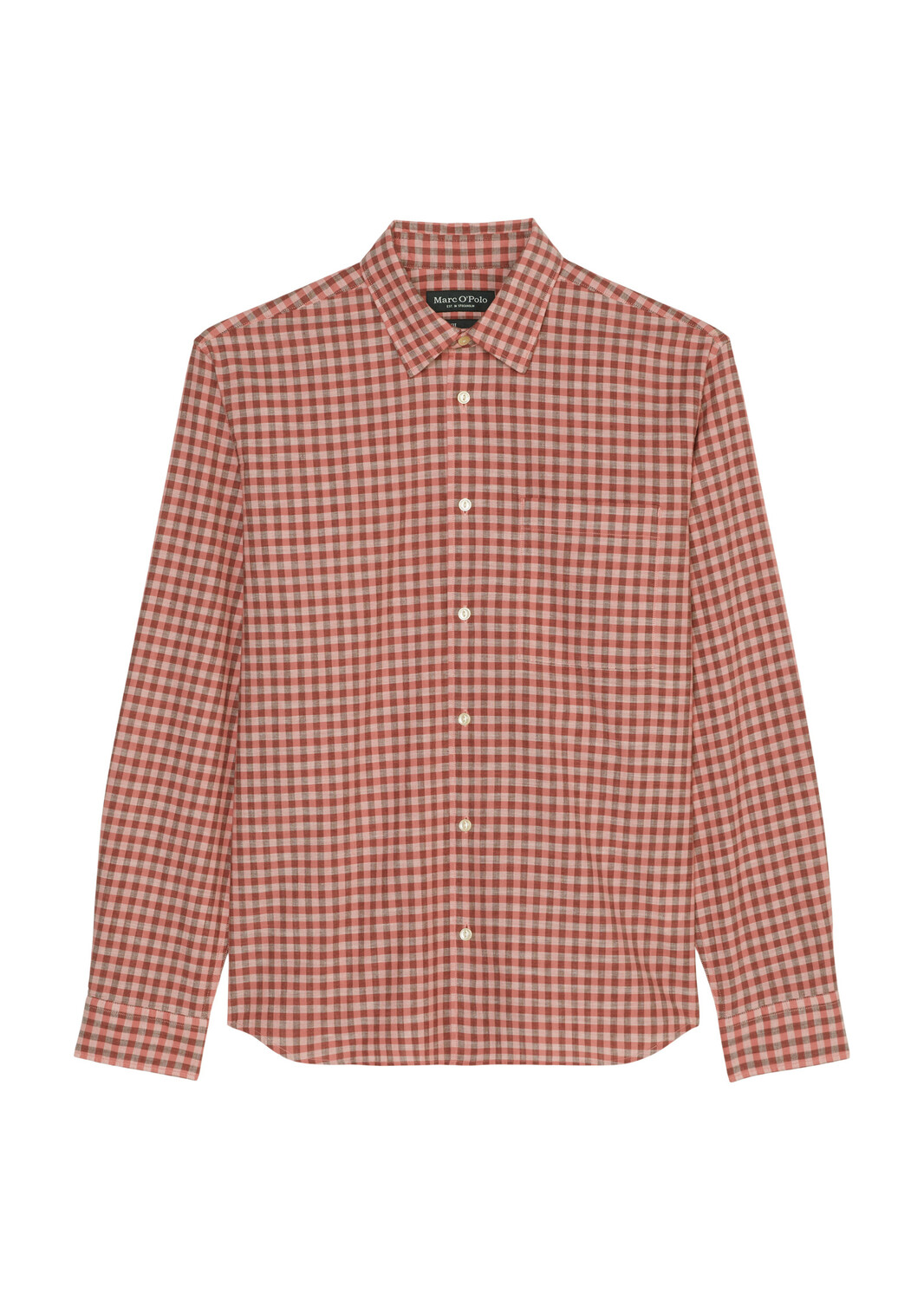 

Рубашка Marc O'Polo regular, цвет multi/flushed rose