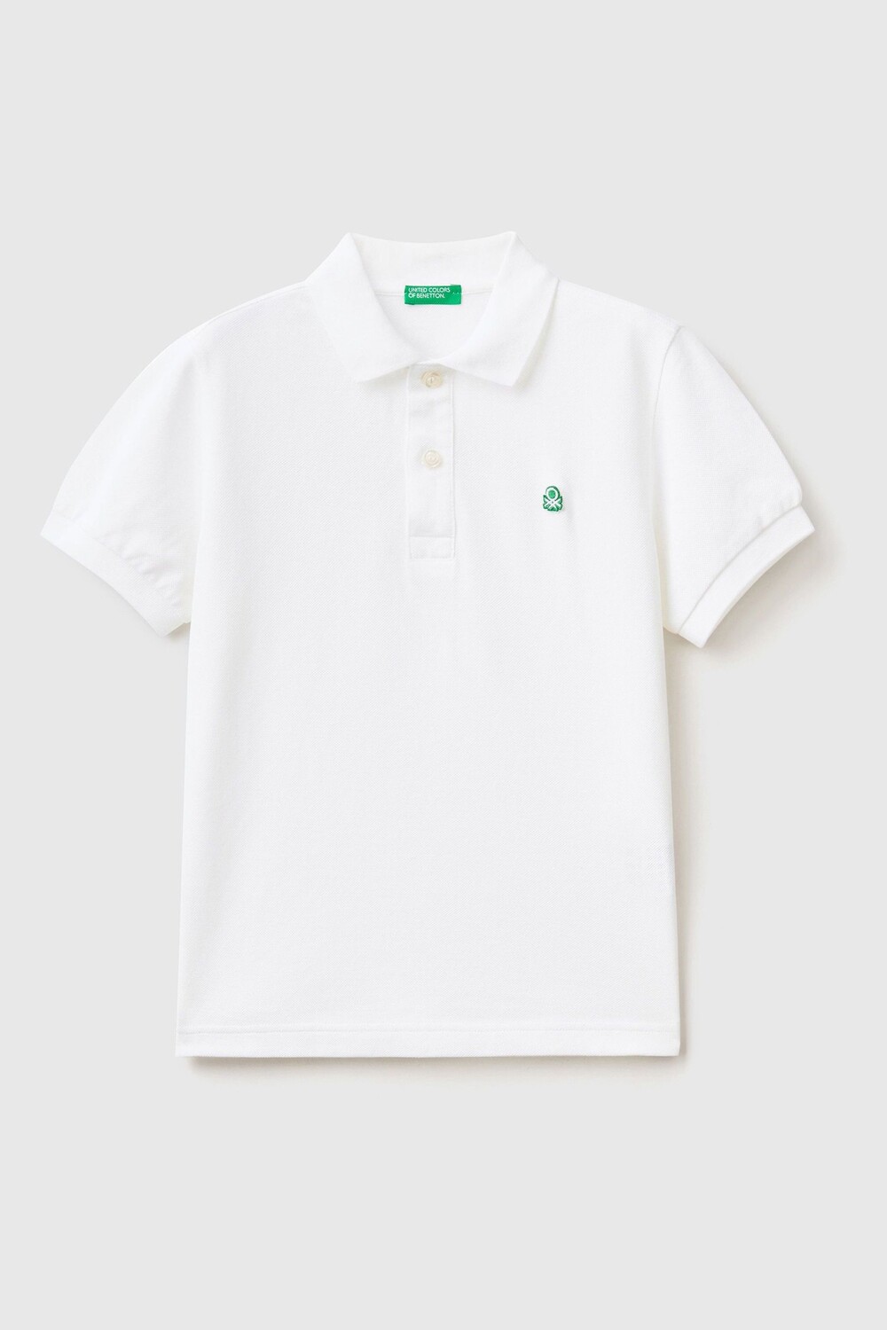 

Рубашка-поло с логотипом Benetton, белый