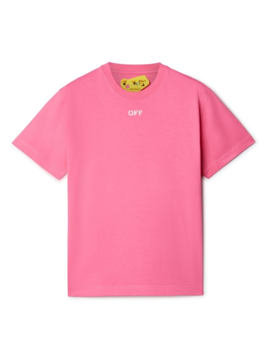 

Off-White Kids футболка Off Stamp, розовый
