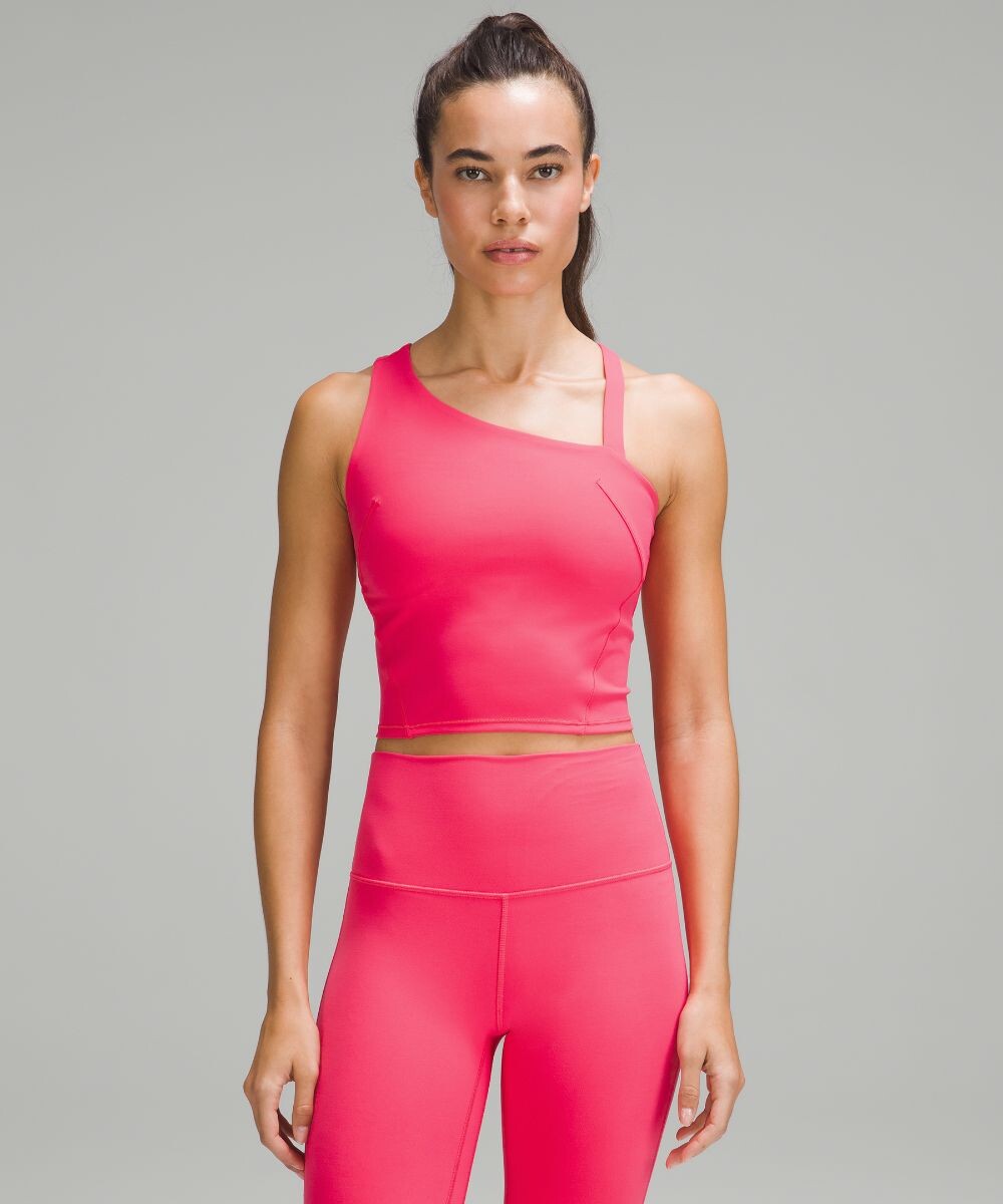

Асимметричная теннисная майка Everlux Lululemon, розовый