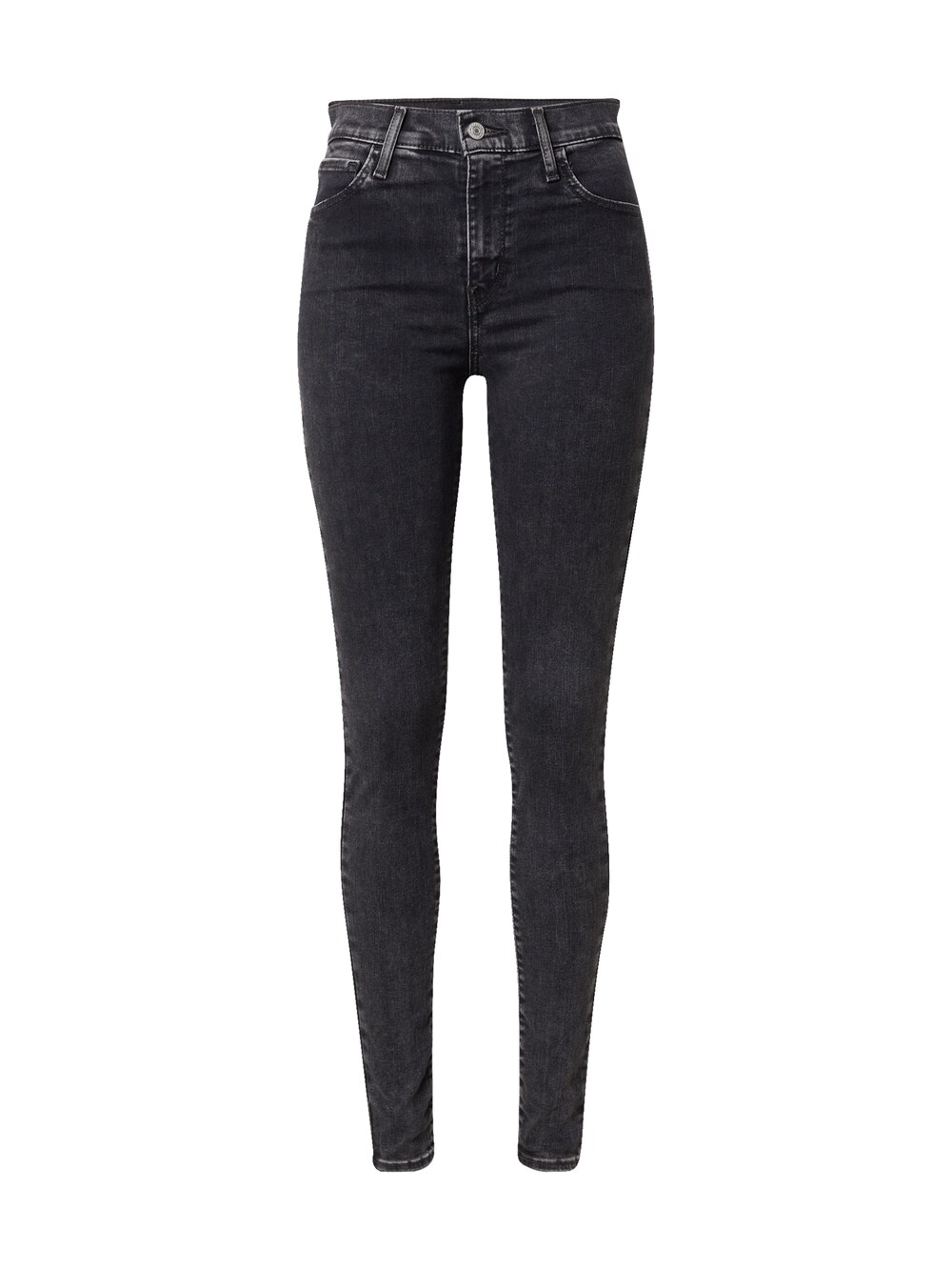 Узкие джинсы LEVIS 720 HIRISE SUPER SKINNY BLACKS, черный