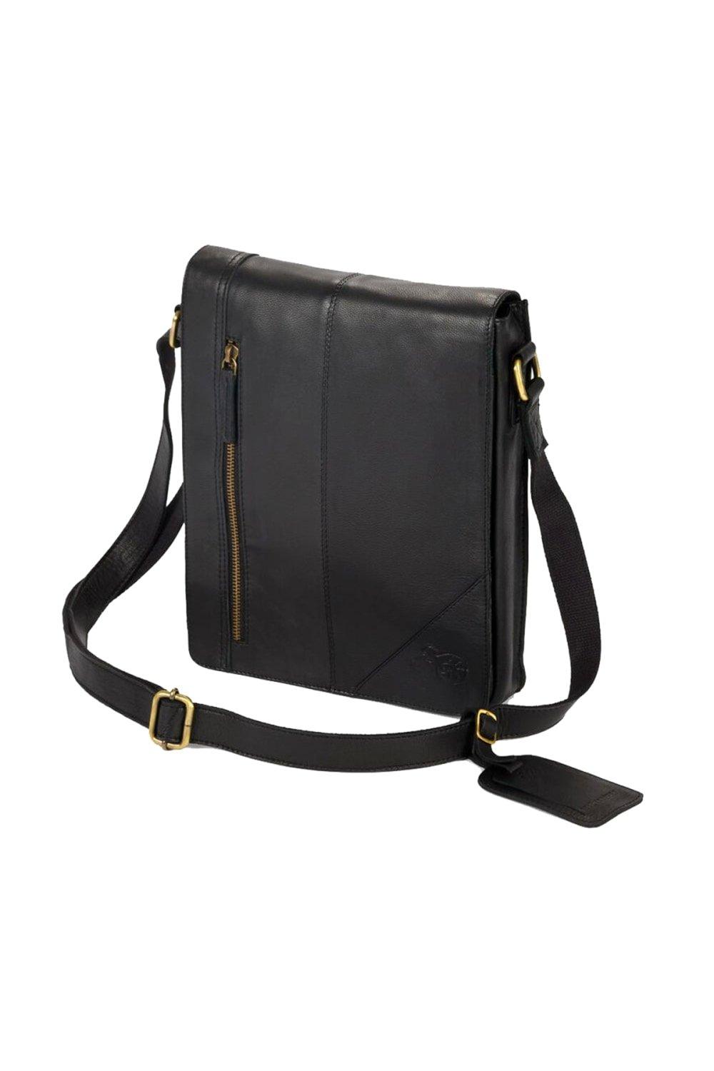 цена Узкая сумка-мессенджер Eastern Counties Leather, черный