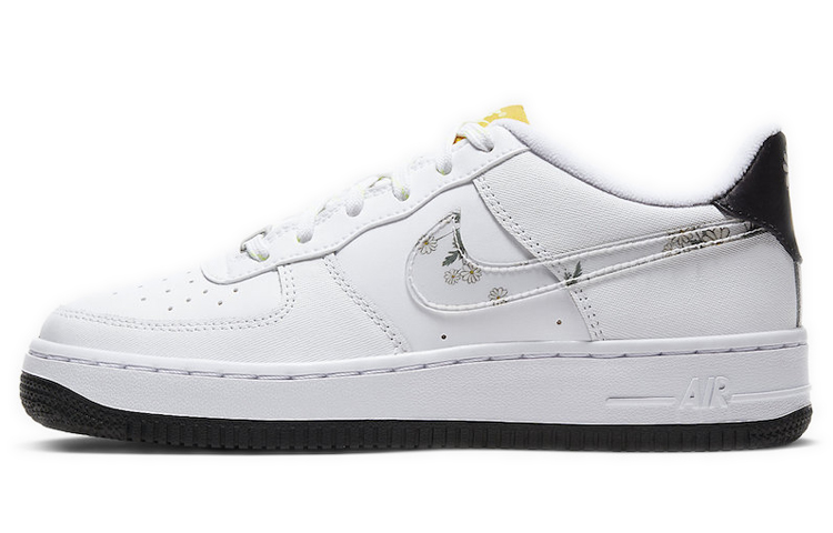 

Nike Air Force 1 Low Gs 'Daisy' Белый/Скоро-желтый/Бледно-слоновая кость