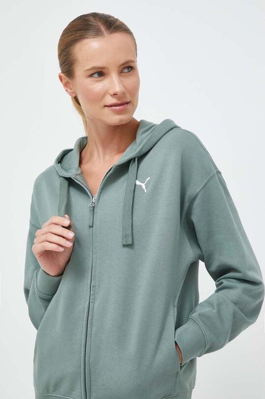 

Толстовка из хлопка Puma, зеленый