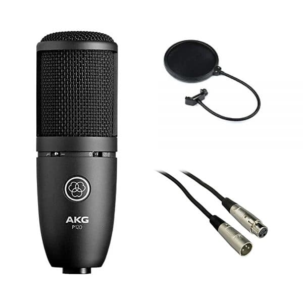 Микрофон AKG AKG P120, Pop Filter, XLR, Cable Tie