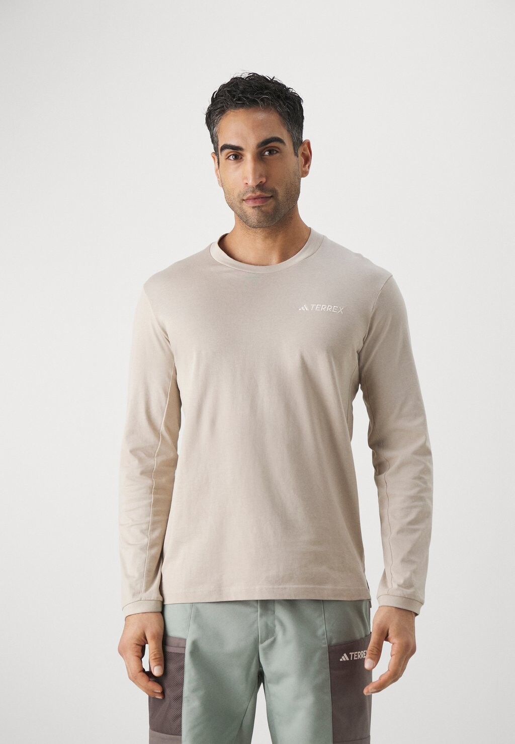 

Рубашка с длинным рукавом LOGO Adidas Terrex, цвет beige