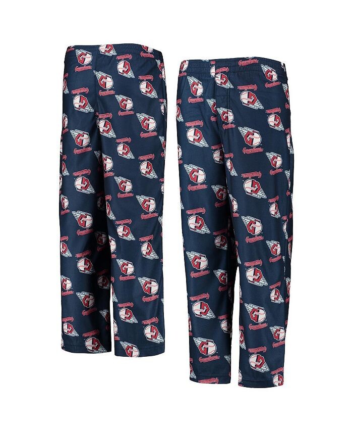

Темно-синие брюки с логотипом Big Boys Cleveland Guardians Team Outerstuff, синий