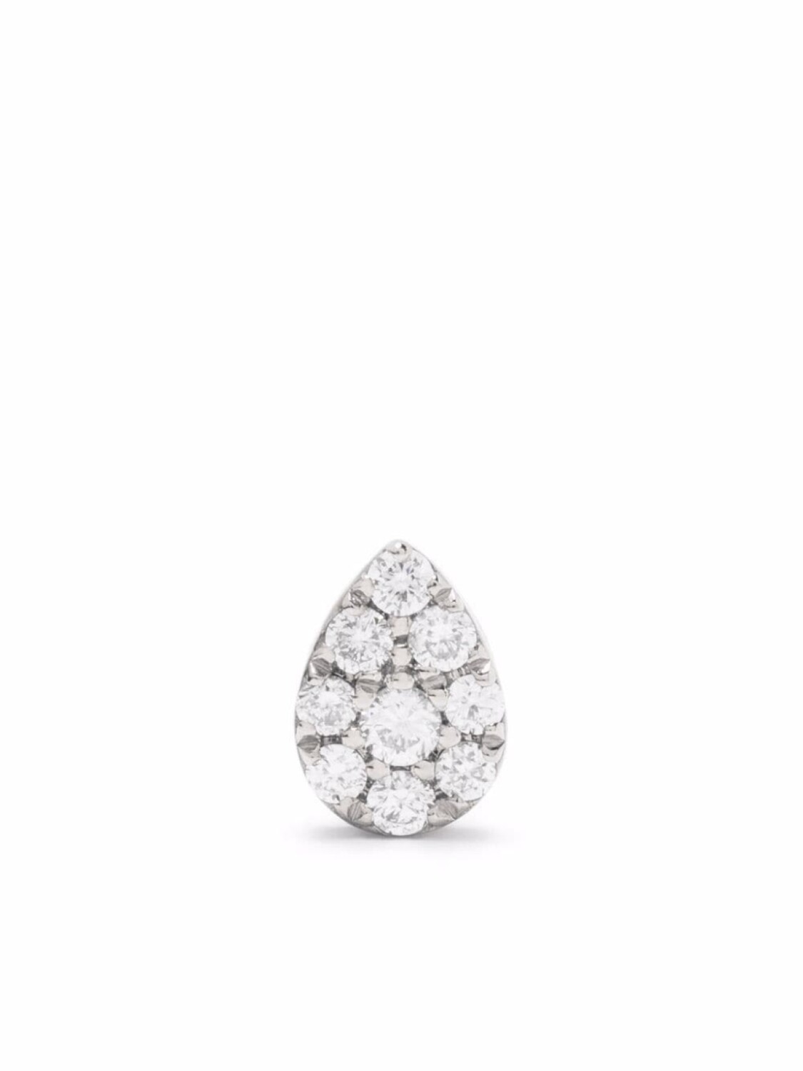 

Серьга Pear из белого золота с бриллиантами Djula, серебряный