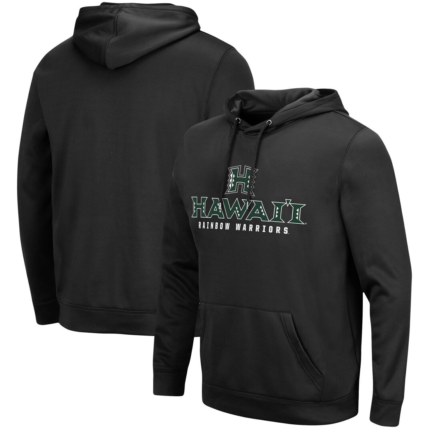 

Мужской черный пуловер с капюшоном Hawaii Warriors Lantern Colosseum