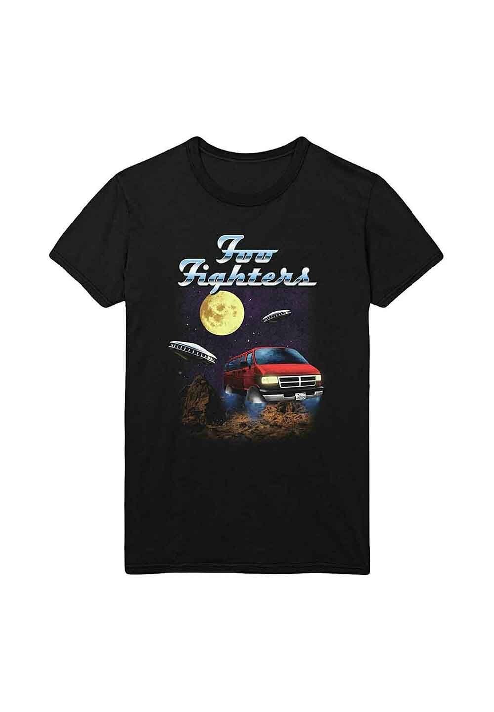 

Футболка с принтом FOO FIGHTERS VAN TOUR Paradiso Clothing, черный