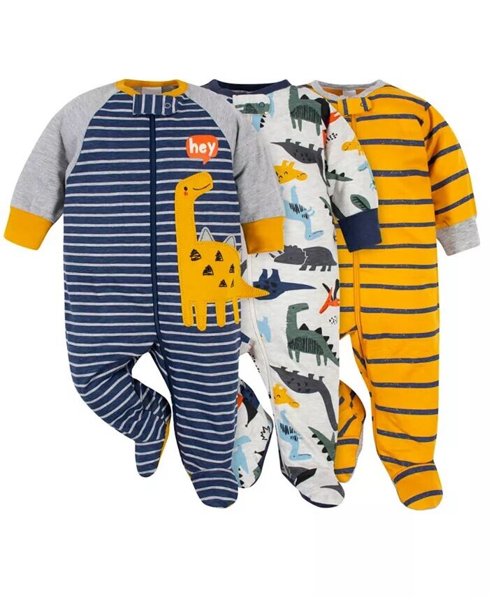 

Baby Boys Baby Sleep 'N Plays, набор из 3 штук Gerber, желтый