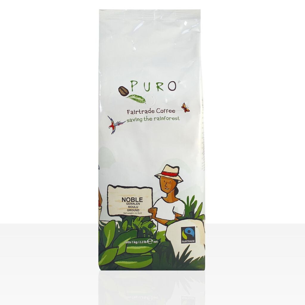 

Miko Puro Noble Fairtrade - кофе молотый со сливками, 1 кг. Miko Kaffee Gmbh