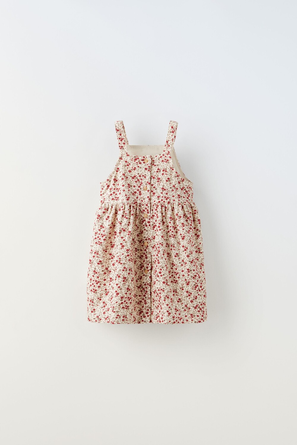 

Платье из корпуса с цветами Zara, темно-красный
