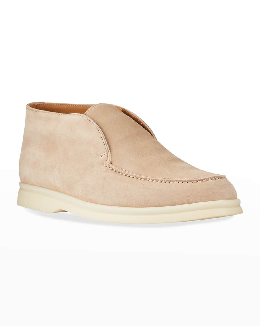 

Замшевые ботильоны Open Walk Loro Piana