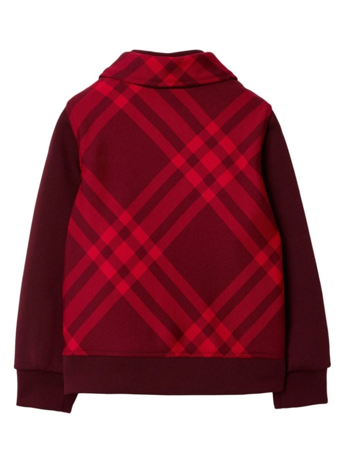 

Клетчатый бомбер со вставками Burberry Kids, красный, Коричневый
