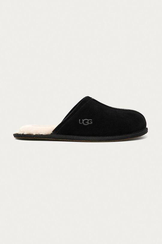 

Замшевые тапочки Scuff Ugg, черный