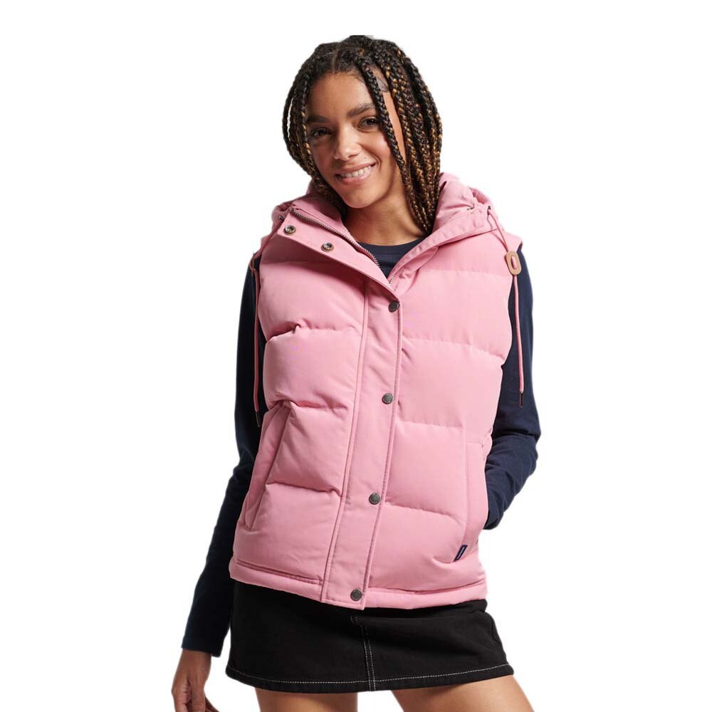 

Жилет Superdry Vintage Everest, розовый
