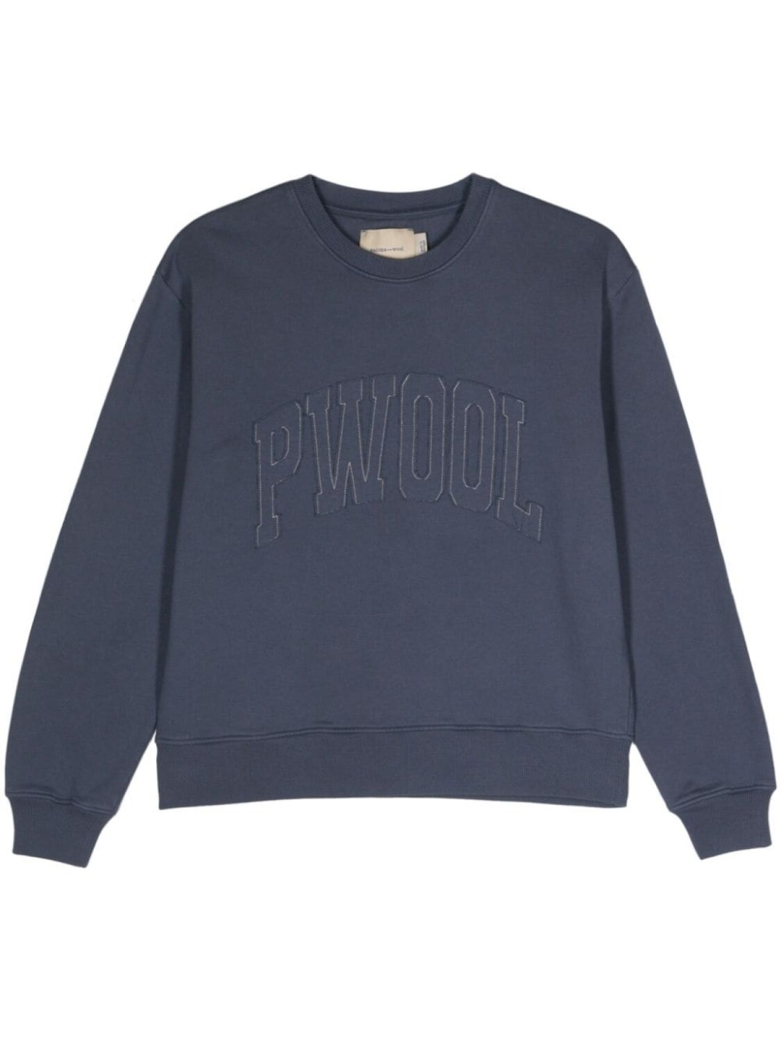 

Paloma Wool хлопковая толстовка с логотипом-аппликацией, синий
