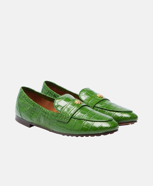 

Лоферы Tory Burch, зеленый