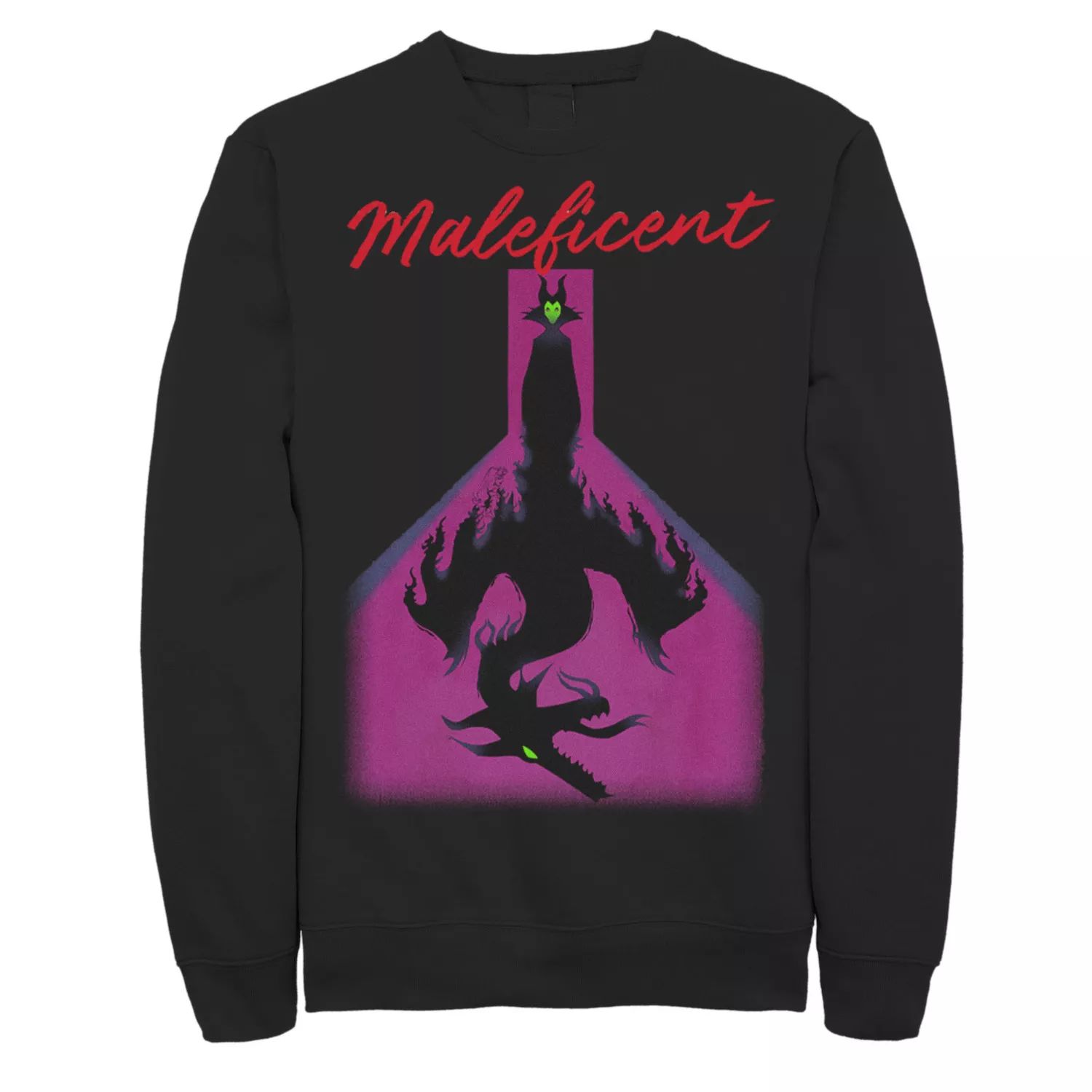 цена Мужской свитшот с портретом Maleficent Dragon Shadow Disney