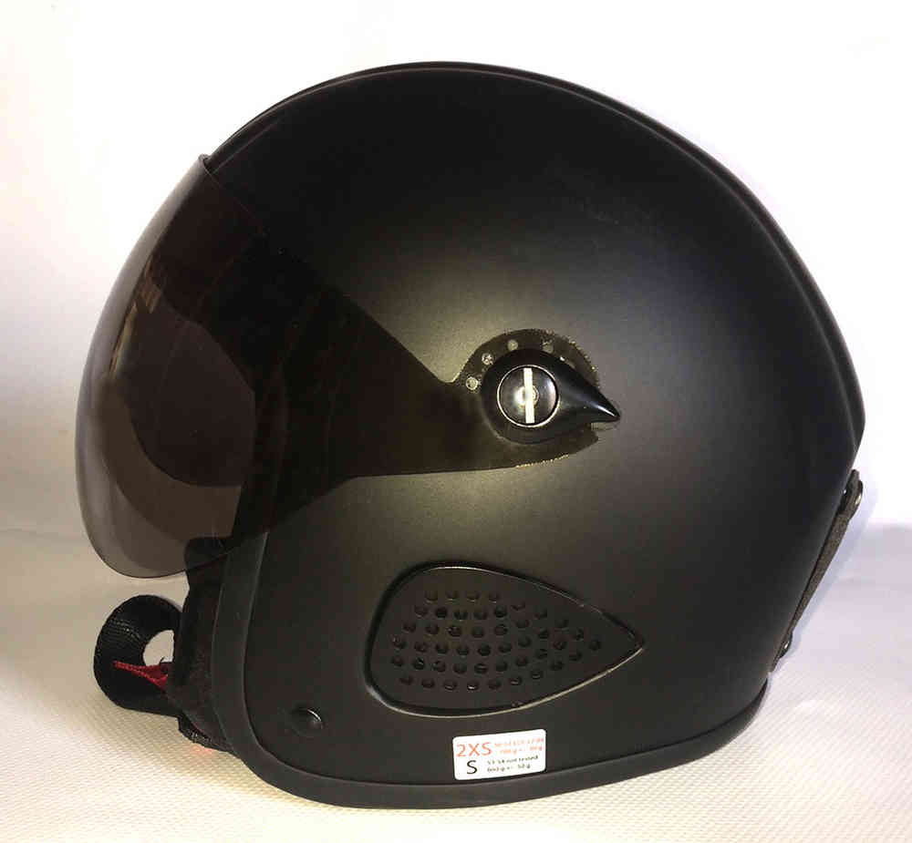 Gensler Kult Jet Шлем с козырьком Bores, черный мэтт