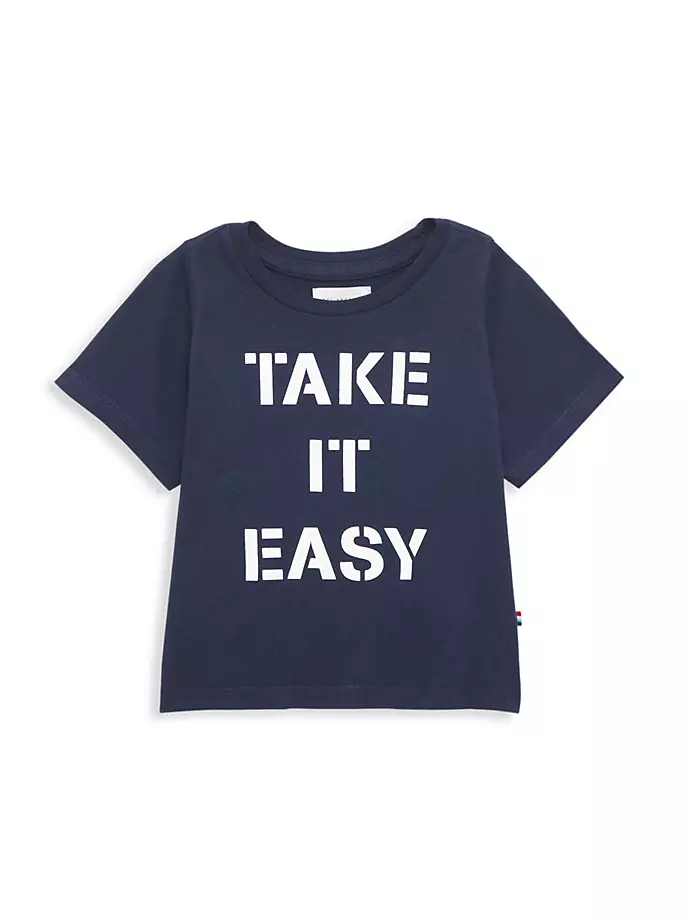 

Детская футболка Take It Easy с круглым вырезом Sol Angeles, индиго