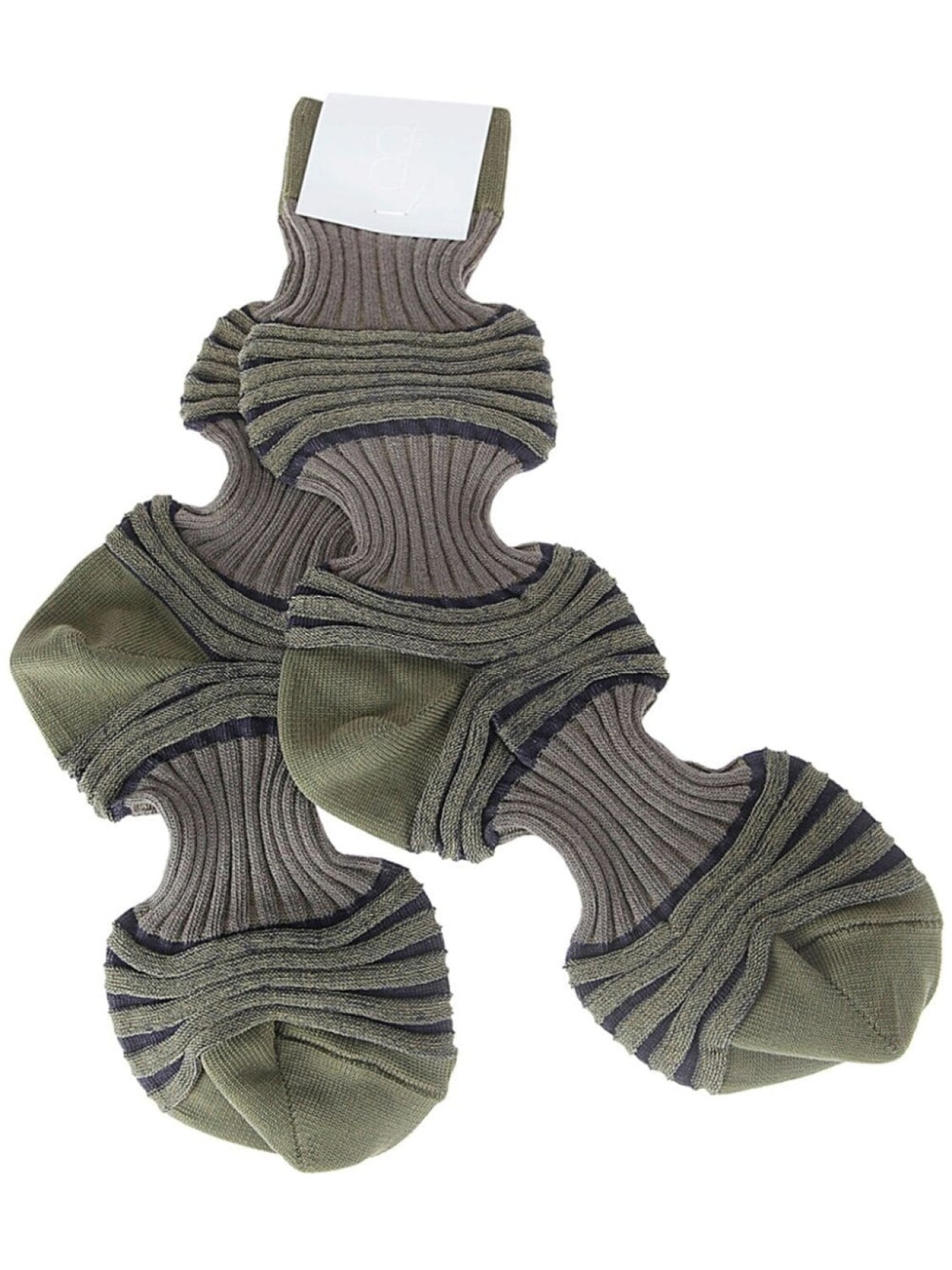 

Носки CFCL Garter Rib, зеленый
