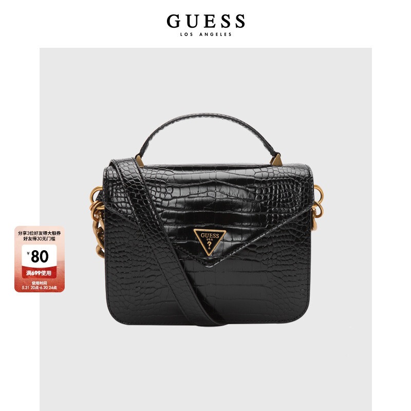 

Сумка женская Guess текстурированная, черный