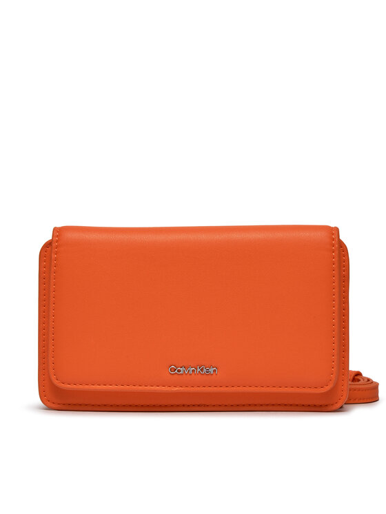Кошелек Calvin Klein, оранжевый труборез wk 128 ct 128 18 78