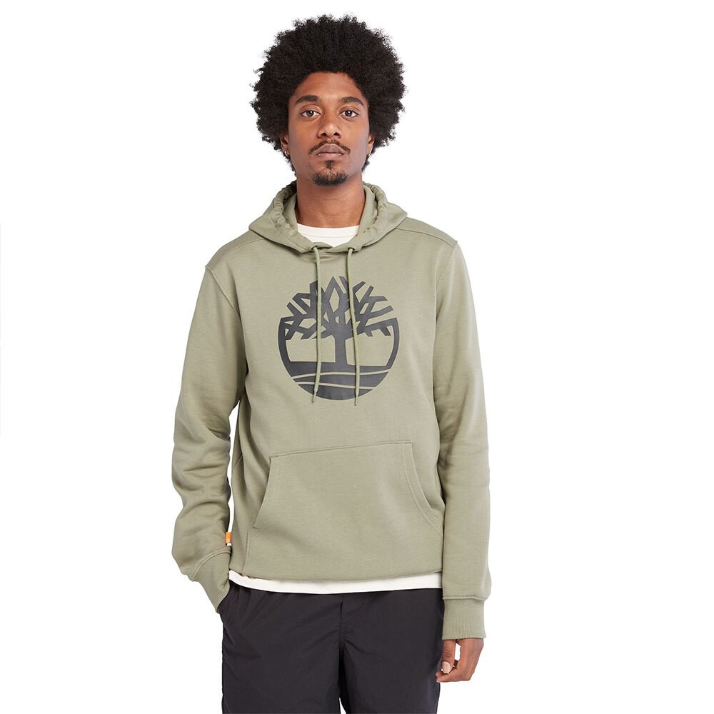 

Худи Timberland Core Tree Logo Brushback, зеленый