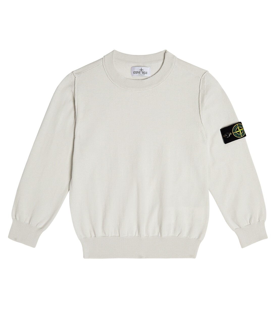 

Хлопковая толстовка Stone Island Junior, серый