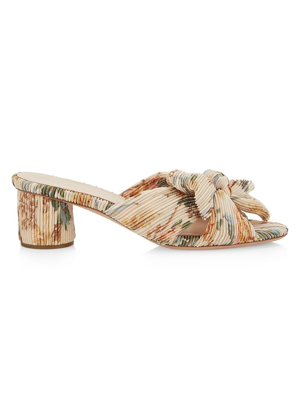 

Мюли Emilia 50MM со складками и узлом Loeffler Randall, кремовый