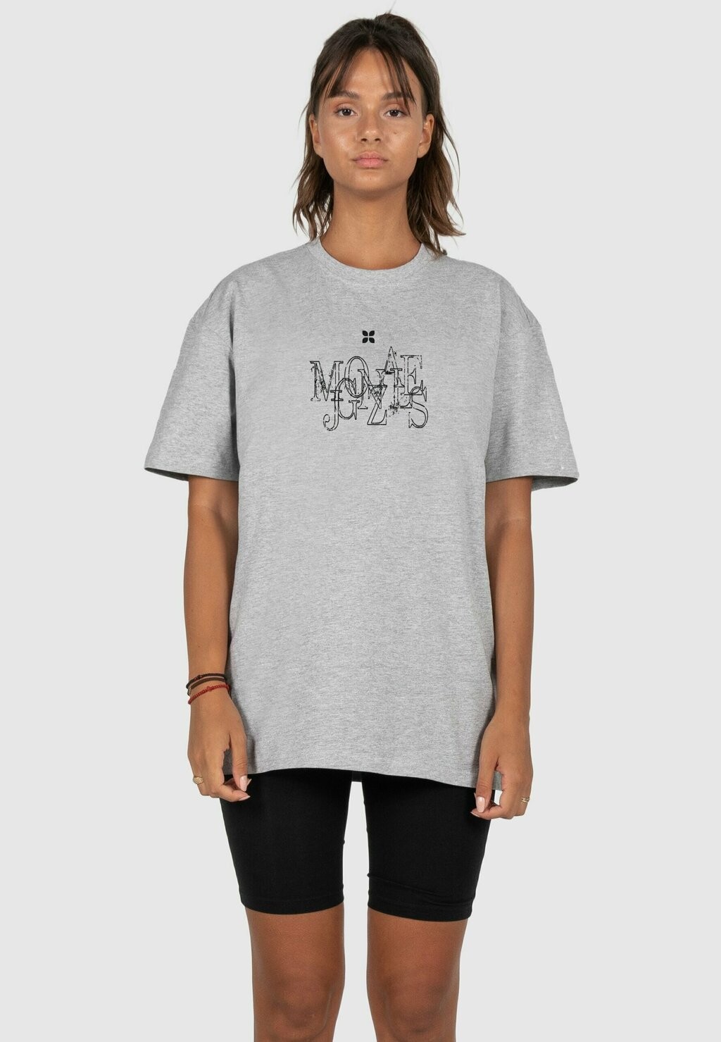 

Футболка с принтом CLASSIC HEAVY OVERSIZED MJ Gonzales, серый